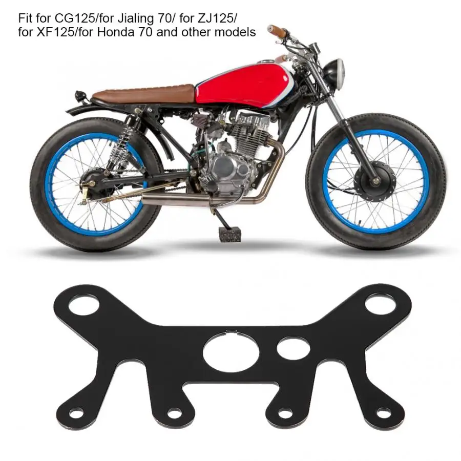 Universal Motorcycle Instrument Bracket Speedometer Odometer Mount Stand Support