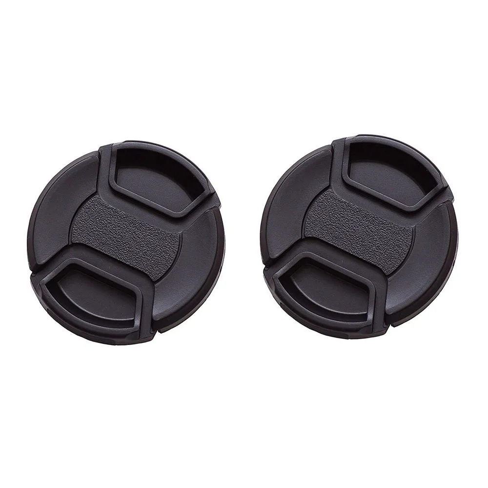 

2PCS 37/40.5/49/52/55/58/62/67/72/77/82 Front Lens Filter Protector Cover Lens Cap For Canon For Nikon For For Sony Camera Lens