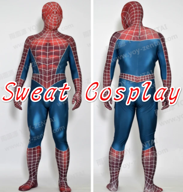 High Quality Spiderman Costume without chest spider logo Spider man