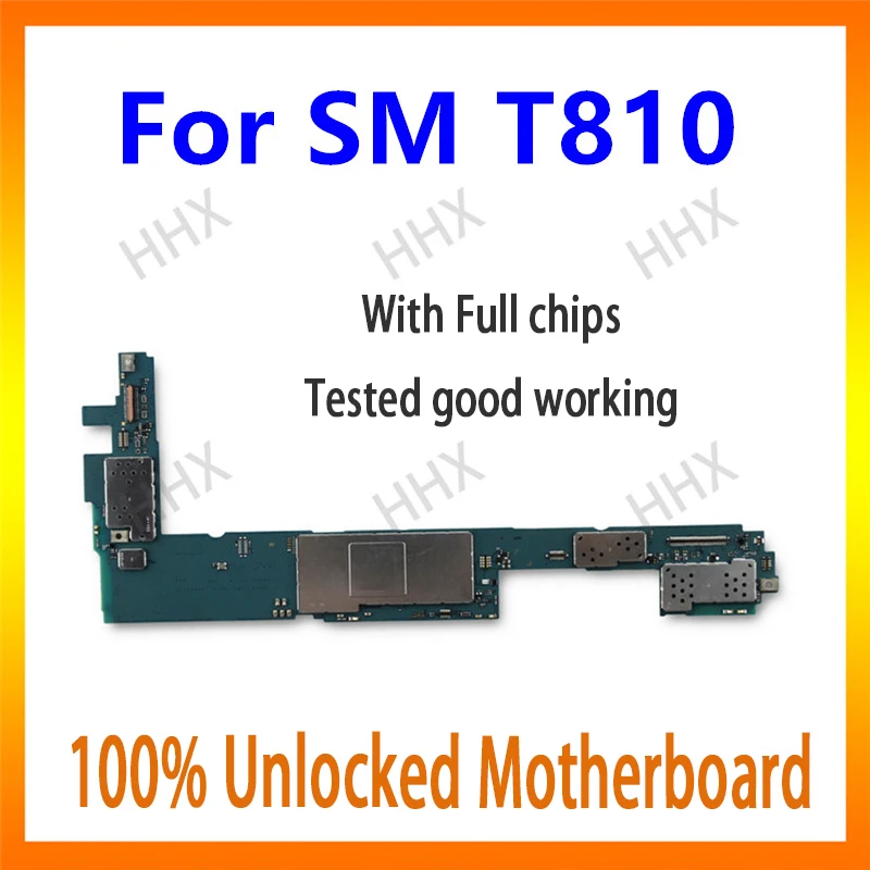 

Original for Samsung Galaxy Tab S2 T810 motherboard unlocked T810 card/fee official Andorid with full chip mainboard logic board