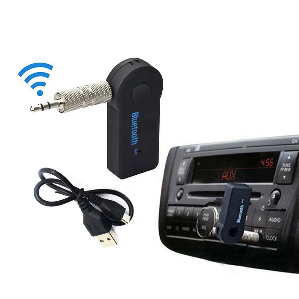 Адаптер Bluetooth Беспроводной для автомобиля Музыка Аудио приемник адаптер Aux 3 5 мм