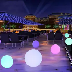 16 видов цветов IP54 RGB светодиодный свет USB Перезаряжаемые плавающей магия мяч открытый бассейн бар стол фестиваль лампочки для вечеринки с