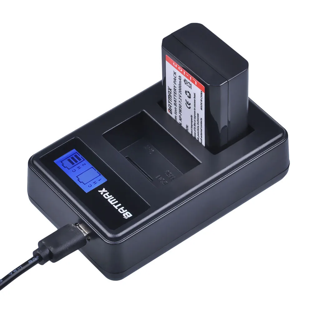 Billige 2Pcs 2000mAh NP FW50 NP FW50 Batterie AKKU + LCD USB Dual Ladegerät für Sony NEX 7 NEX 5N NEX 5R Alpha a5000 a6000 DSC RX10 a7II