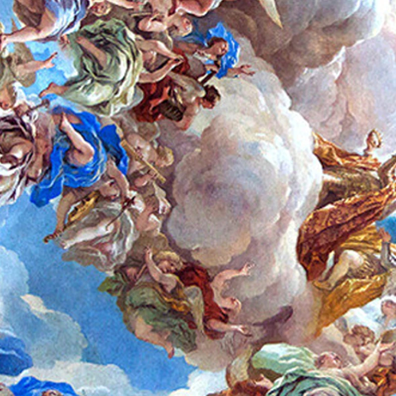 personalizado grande 3d murais teto papel 04