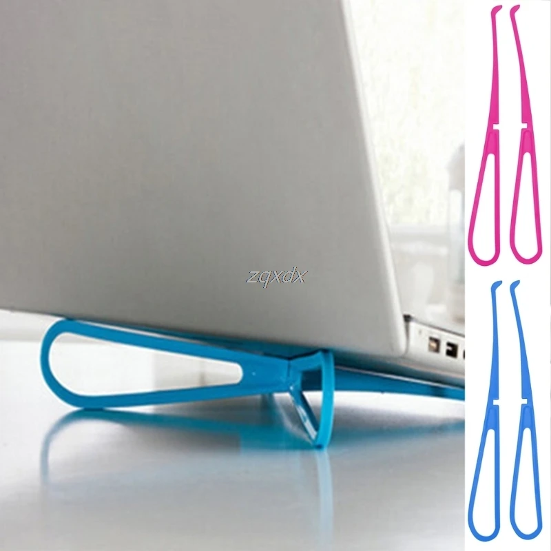 

1PC Portable Simple Plastic Laptop Cooling Cooler Stand Rack Stand Holder Tool For Laptop Notebook Table Monitor Holder Z09