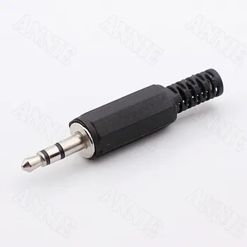 

50pcs/lot 3.5 Stereo Dual Channel Socket Headphone Plug Audio Wire Welded Jack