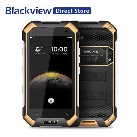 Blackview BV6000S Mobile Phone Android 6 0 MTK6737T Quad Core 2GB RAM 16GB ROM 13 0MP IP68 Waterproof Smartphone
