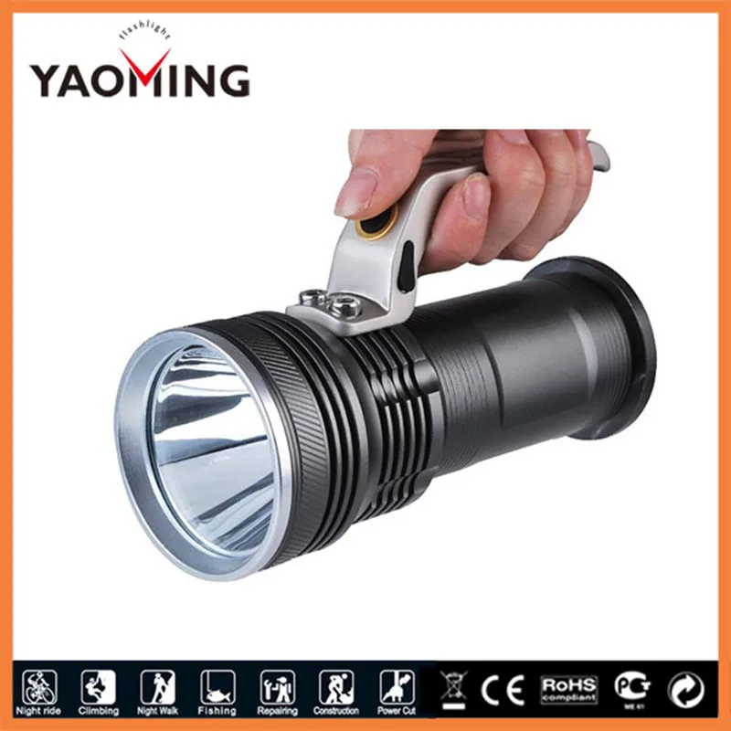 

2000 Lumens Cree XM-L Q5 LED 3 Modes rechargeable hand light self-defense led hand Lamp torch Light for Camping