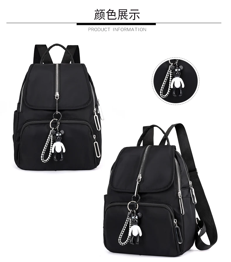 Leve náilon mochila impermeável respirável tecido marca