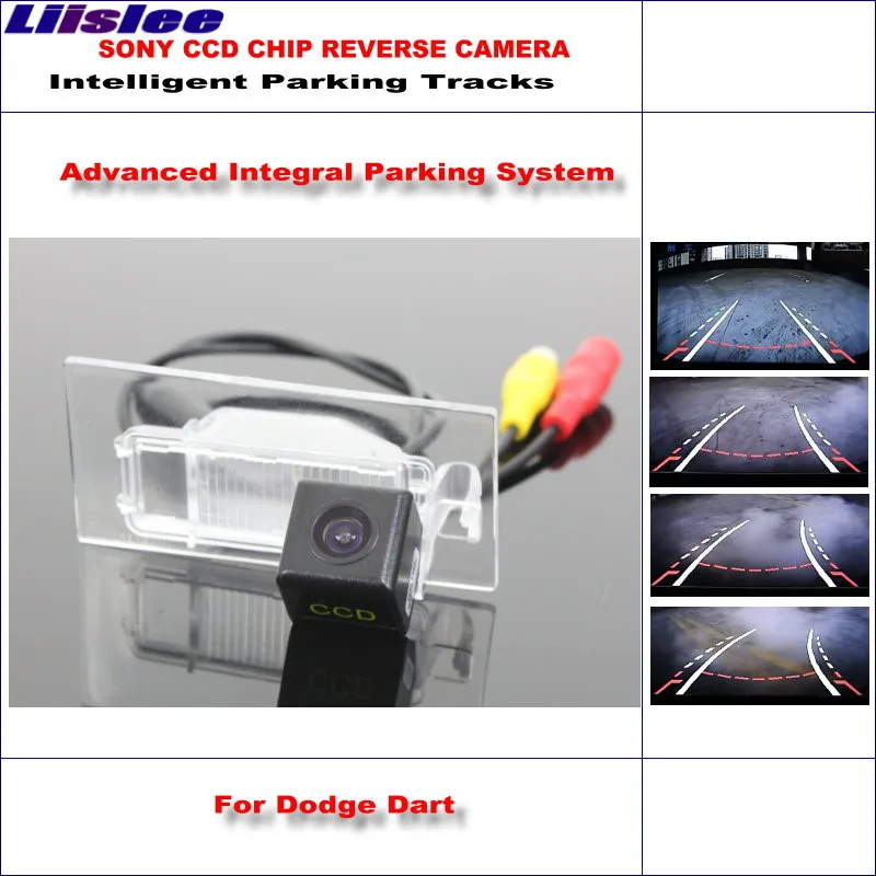 

Liislee Intelligent Parking Tracks Car Rear Rear Camera For Dodge Dart / FIAT Viaggio Backup Reverse / NTSC RCA AUX HD SONY
