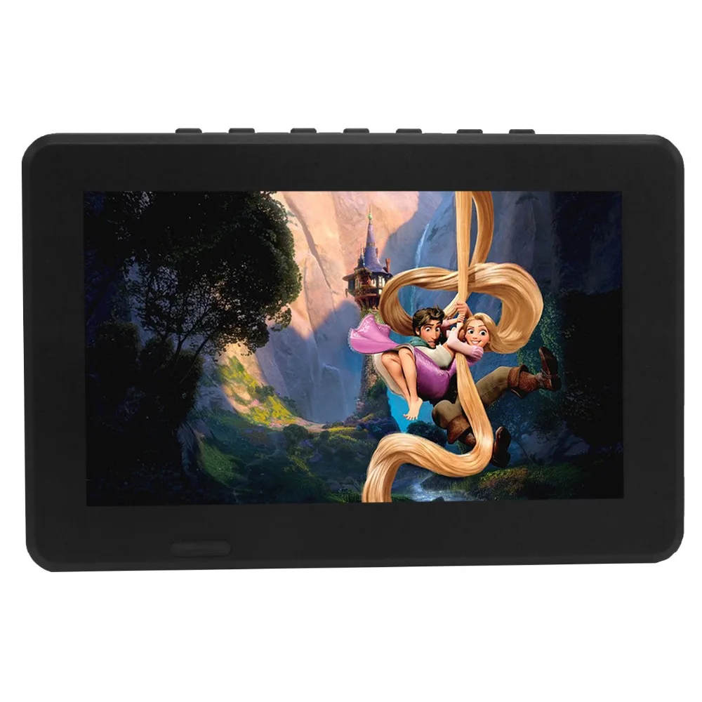 Cheap price! rechargeable H.264 USB HD out multi-language OEM mini digital portable 7 inch smart dvb t2 tv! | Электроника