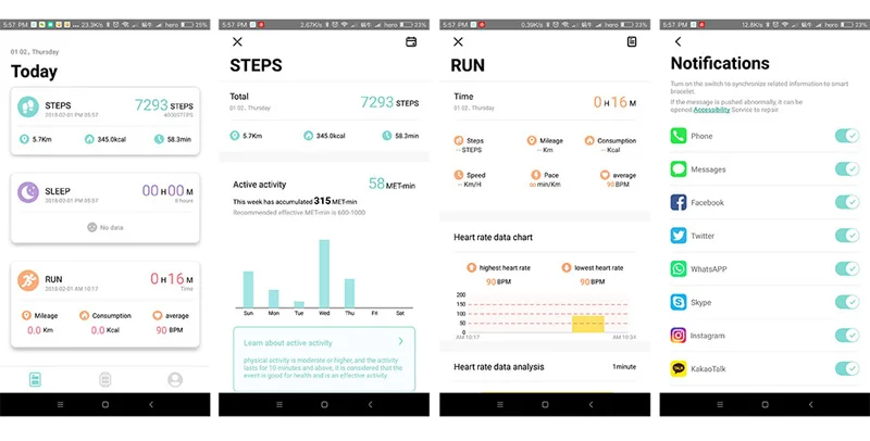 C1S Smart Wristband C1P C1 Plus C1 Pro Smart Bracelet,Colorful Display Screen,3D UI Design,Heart Rate Pulse,Pedometer,Smart Band 17