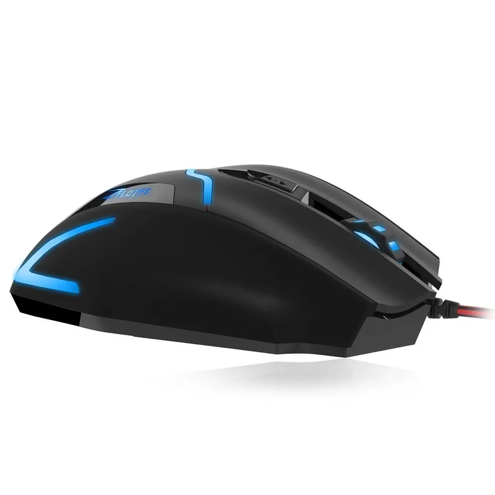  ZELOTES T10 7200DPI Gaming Mouse 7 Button Optical Computer Mouse USB Wired Gaming Mouse Professiona
