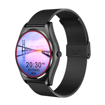 Factory Selling high quality smart watch android ios full round screen heart rate woman man replacement-strap wristwatch