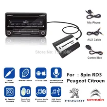 DOXINGYE Car AUX USB Bluetooth Radio Digitale CD Changer Adapter Musica Bluetooth Handsfree Kit Per RD3 Peugeot CITROEN PIN