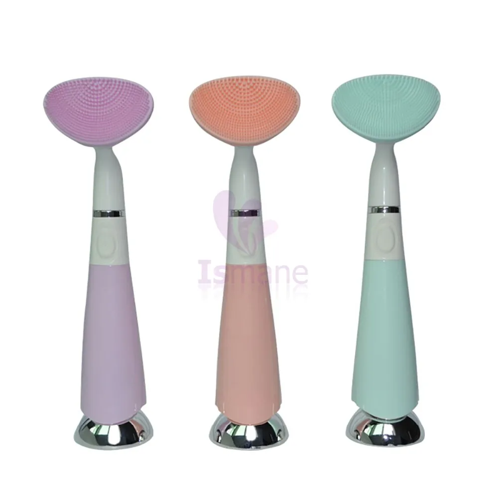 ISMINE 1 Pc Battery Powered Electric Face Washing Brush Facial Pore