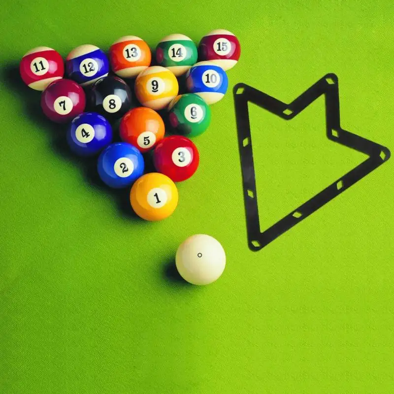 

6pcs 9 and 10 Ball Magic Rack Holder Billiard Table Pool Cue Accessory Black and White Color Hot Selling Promotion