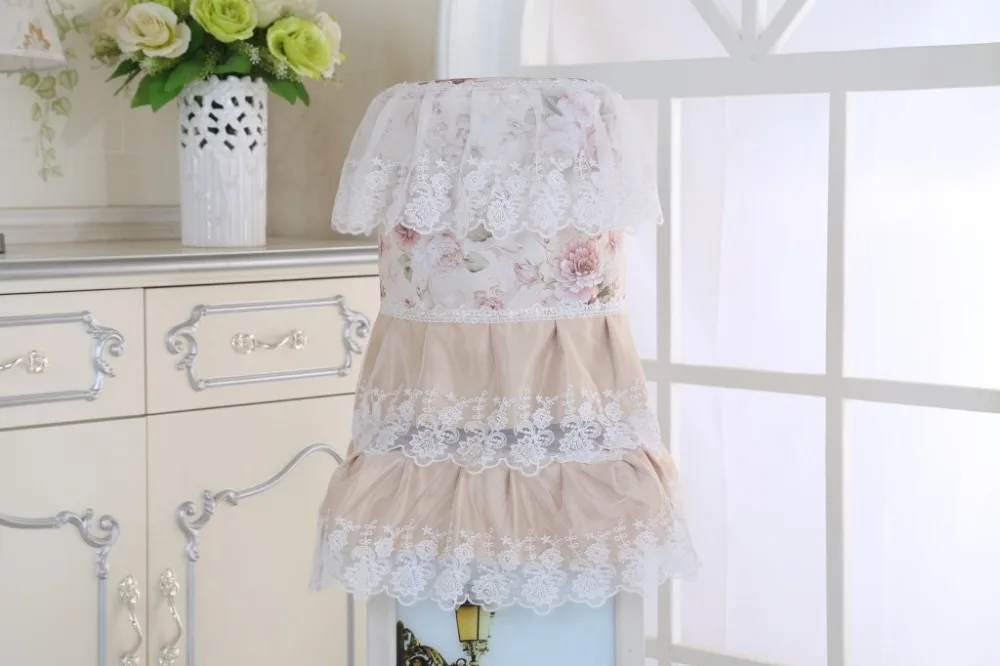 Dia 28cm Fashion Cloth Lace Bucket Purifier Tools Drinking Fountain Decor Home Decor Water Dispenser Dust Cover (3)