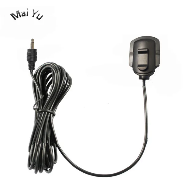 Professional Auto Car Microphone Condenser Omidirection Window Recording with 3.5mm Single Jack for Most Car Amplifer 3M Line