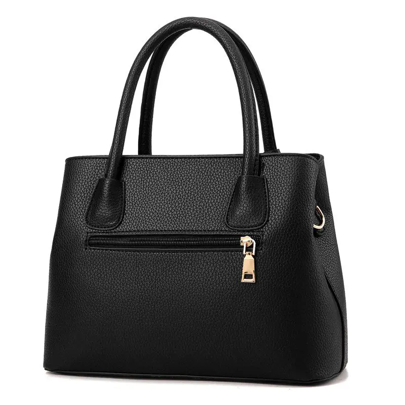 Senhoras Lether Bolsa de Ombro Ocasional Grande
