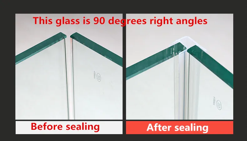 1M Shower Bath Screen Glass Door Silicone Rubber Window Seal Strip h Shape Gap Curved Flat Clear 6 to 12 mm Weatherstrip (6)