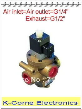 

Air Valve 2/3 Way Stop Type Electric Control Reversing Valve Pneumatic Stop Valve Cut Off Solenoid Valve