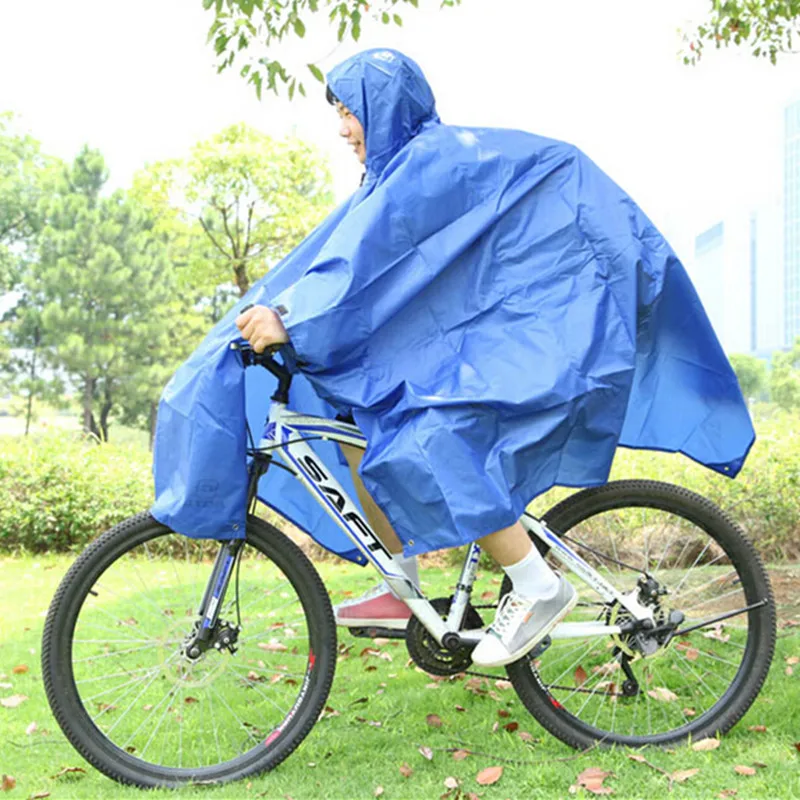Waterproof raincoat Travel Portable Triple Raincoat Women Men Poncho Outdoor Hiking Fishing Mountaineering Cycling