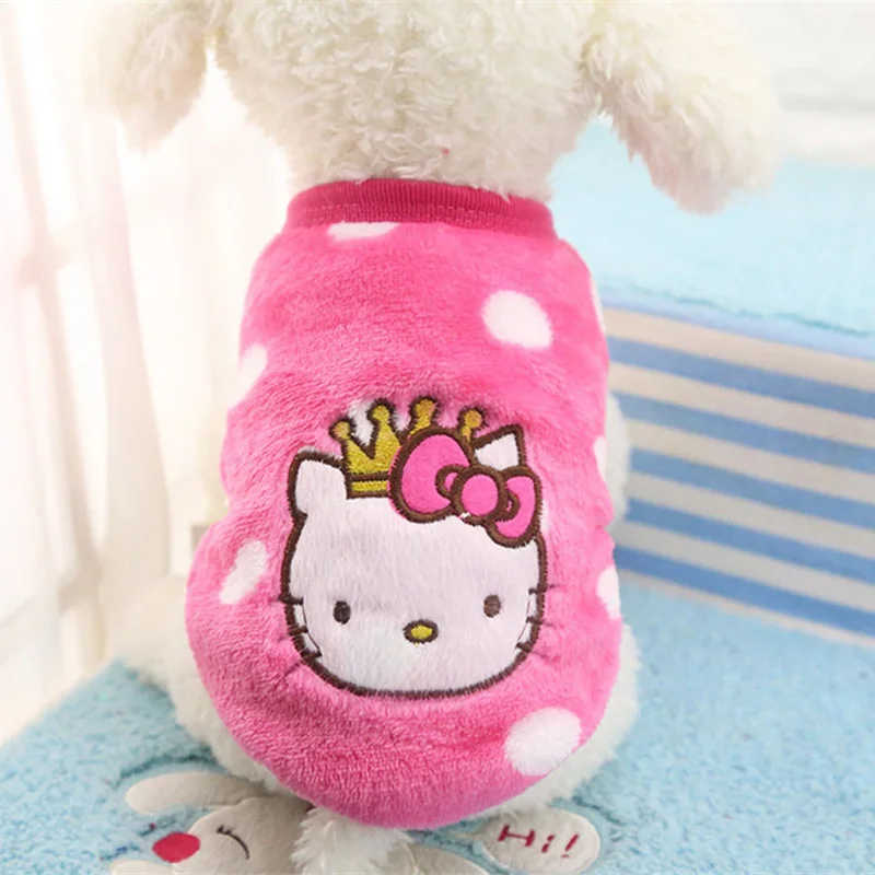 Новая куртка Костюмы теплая одежда с котом демисезонная одежда для домашних животных Одежда для кошек Кролик мягкий флис Котенок наряды куртки для кошек - Цвет: 1
