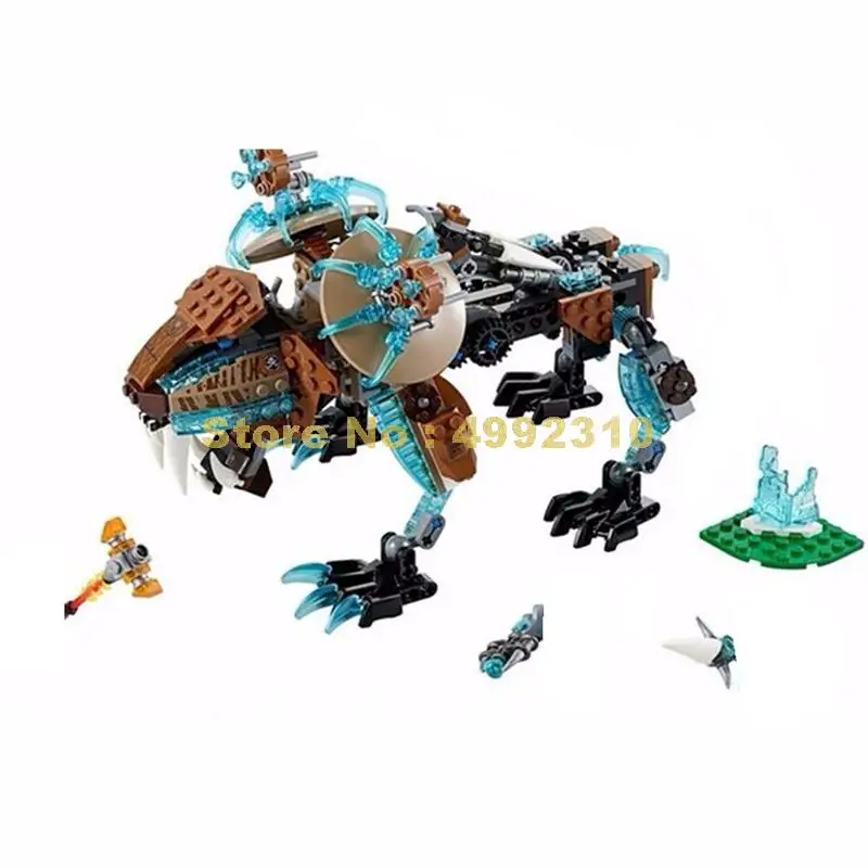 

10293 414pcs sabertooth walker bela 70143 building block Bricks Toy