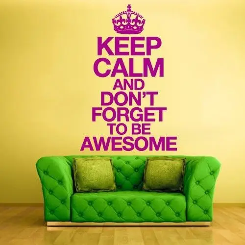 New Arrival Hospital Clinic Wall Sticker Art Words Sign Quote Keep Calm