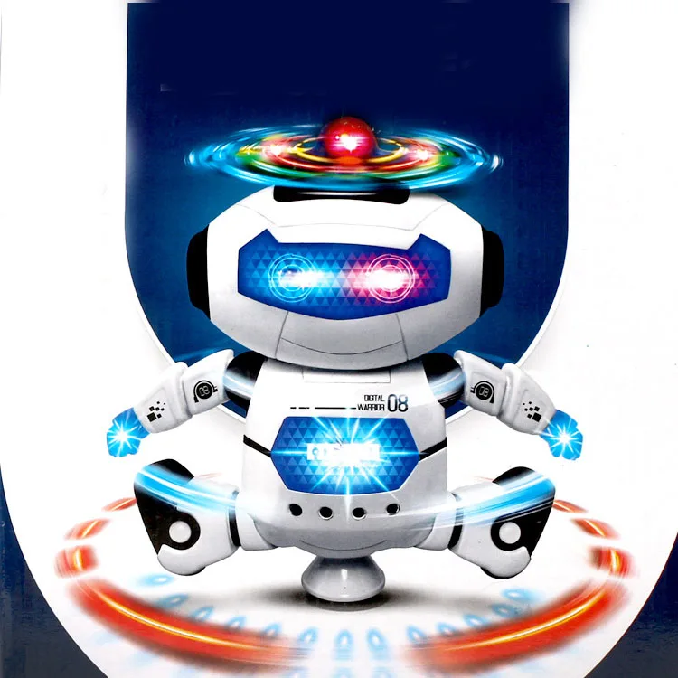 360 Вращающийся танцующий робот удивительный электронный умный космический ходьба хобби с музыкальным светом для детей игрушка астронавт подарок на день рождения