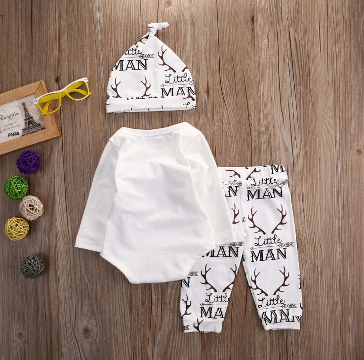 Newborn-Baby-boy-clothes-Newest-Addition-To-The-Family-letter-printed-Rompers-Pants-Hat-Outfit-Clothes (2)