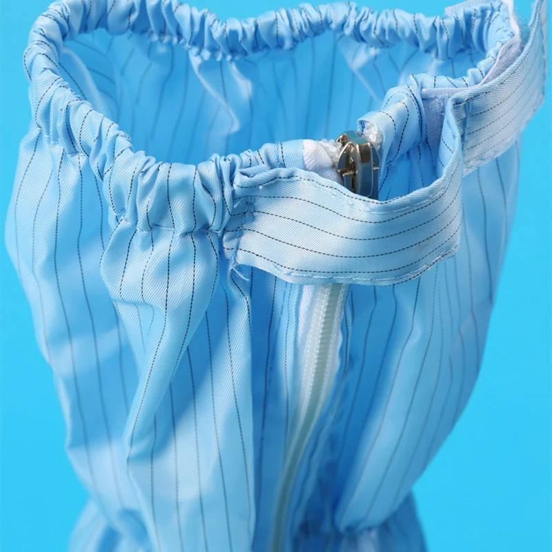 Anti-static-Safety-Shoes-Long-Boots-Workshop-Dust-free-Cleanroom-PVC-Sole-ESD-Work-Plain-Shoes (4)