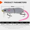 Hunt house hard fishing lure rat pike leurres for bass trout jointed bait pro Artificial swimbait predator mouse lures bbz-1rat ► Photo 3/6