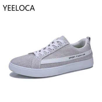 

Yeeloca four Seasons can penetrate the trend of Korean version of Men's shoes; students' casual shoes, air-breathing linen cloth