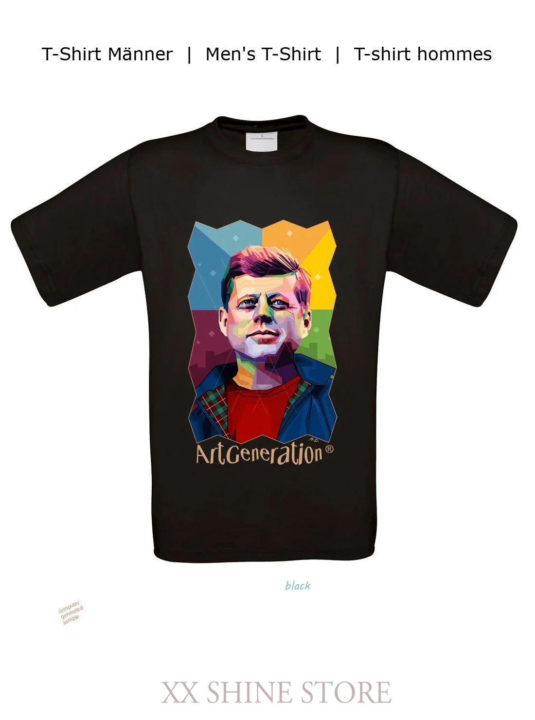 T-Shirt John o5 Pop Art Print Men tshirt Graphic tshirts Icon t-shirt Personalized Gift for Tees Lovers- Hoodies Sweatshirt | Мужская