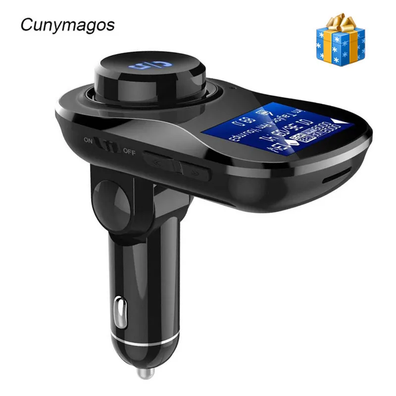 

Wireless FM Modulator Car Radio Kit Handsfree Bluetooth FM Transmitter Dual USB Charging Support U Disk TF Card Mp3 Player Car