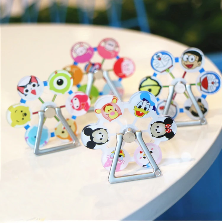 

Cute Cartoon Ferris wheel Finger Ring Holder Universal Funny Mobile Phone Stander Finger Grip for iPhone Samsung Oneplus xiaomi