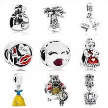 Btuamb Boho campana borla vestido árbol abuela esmalte aleación cuentas Fit Pandora encanto pulseras collares para mujeres DIY joyería regalo(China)