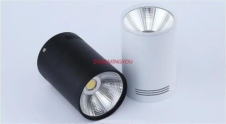 2020 Surface Mounted Dimmable COB LED Downlights 6W 9W 12W 20W 25W 30W LED Ceiling Lamps Spot Light Downlights AC85-265V