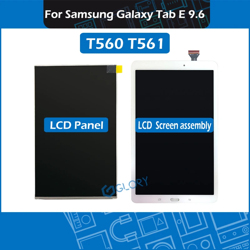 ЖК-панель в сборе для Samsung Galaxy Tab E 9 6 дюйма сменный экран T560 T561 дюймов |