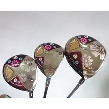 Женский гольф деревянный набор Maruman FL клюшки деревянный Драйвер+ Фарватер Дерево с графитовым покрытием для гольфа