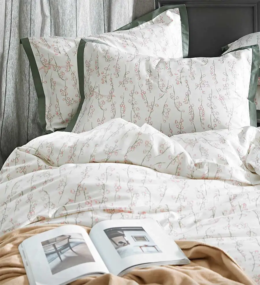 

European bedding set adult teen kid girl,full queen king cotton pastoral flower home textile bed sheet pillow case quilt cover