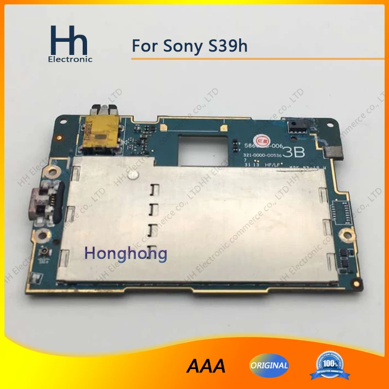Оригинальный Разблокирована Рабочего Для Sony Xperia C S39h C2305 Материнская Плата Логика