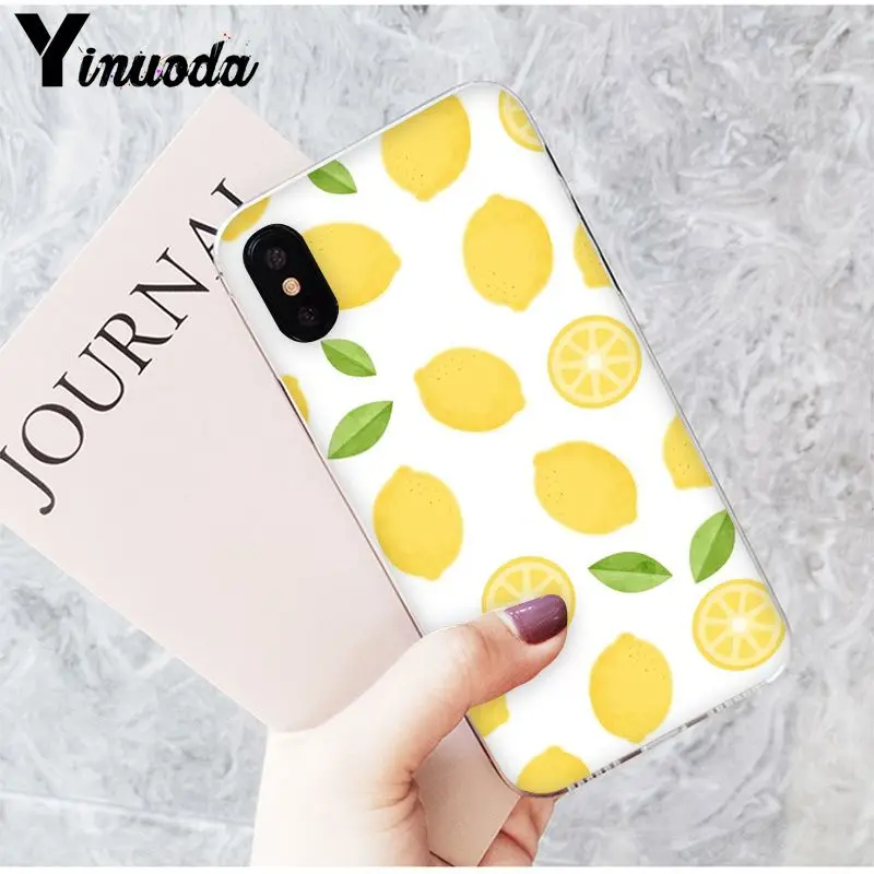 Yinuoda свежих лимонов Одежда DIY чехол для телефона iPhone X XS MAX 6 6S 7 7plus 8 8Plus 5 5S XR|Бамперы|