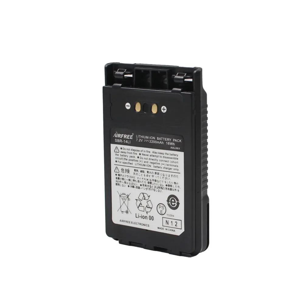 YAESU SBR 14LI FNB 102Li 101Li Li Ion Батарея пакет 7 2 V 2200mAh для Yaesu VX 8R 8DR 8GR FT 1DR 2DR двухстороннее
