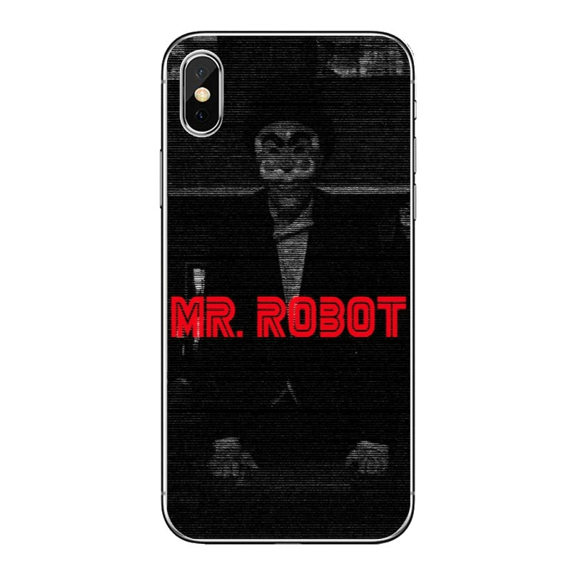 Mr Robot fsocial для iPhone X XR XS Max 8 7 6s 6 plus SE 5s 5c 5 4s 4 iPod Touch мягкие чехлы телефонов|Бамперы| |