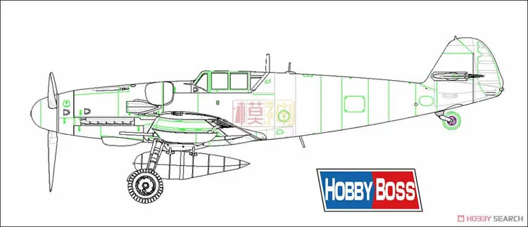1:48 Китай Bf109 модель летательного аппарата для G 6 Второй мировой войны|Наборы