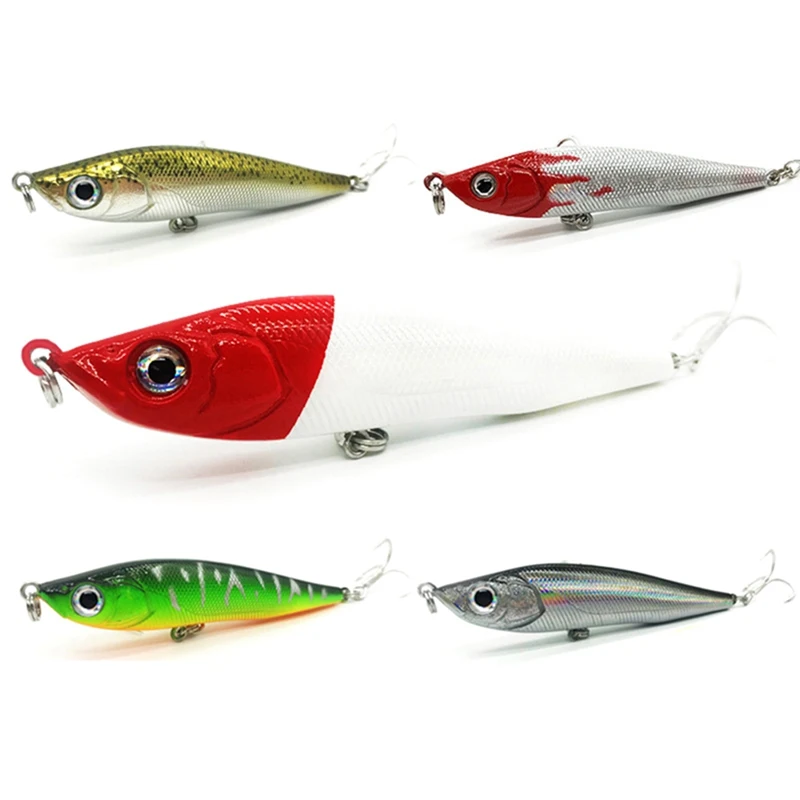 

8cm 15g Sinking Minnow Pencil Lure Bait Sea Pike Lure Pencil Bait Hard Bait Long Shot Swimbait Fishing Tackle