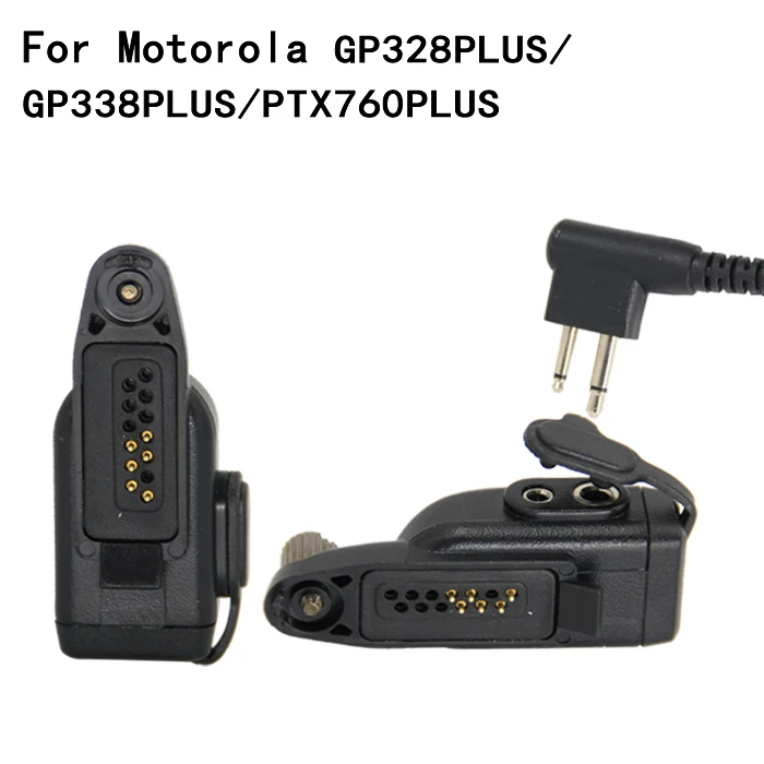Аудио-адаптер для Motorola GP328Plus 2 PIN GP88 для Motorola GP344 GP328Plus GP388 Ailunce HD1 RT82 xierde RT87 радио J6579A